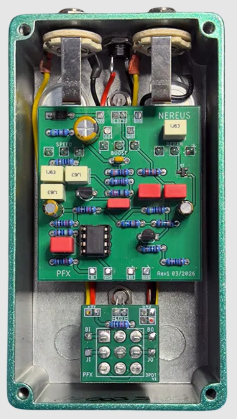 Pfx Circuits Nereus Vintage Tremolo - Overdrive/Distortion/fuzz effectpedaal - Variation 1
