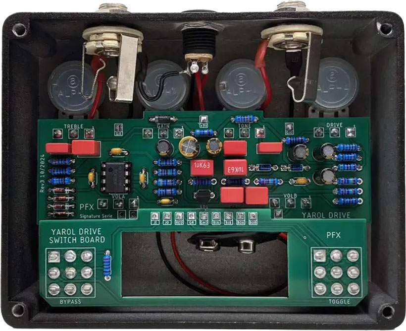 Pfx Circuits Yarol Drive Ltd Signature - Overdrive/Distortion/fuzz effectpedaal - Variation 3