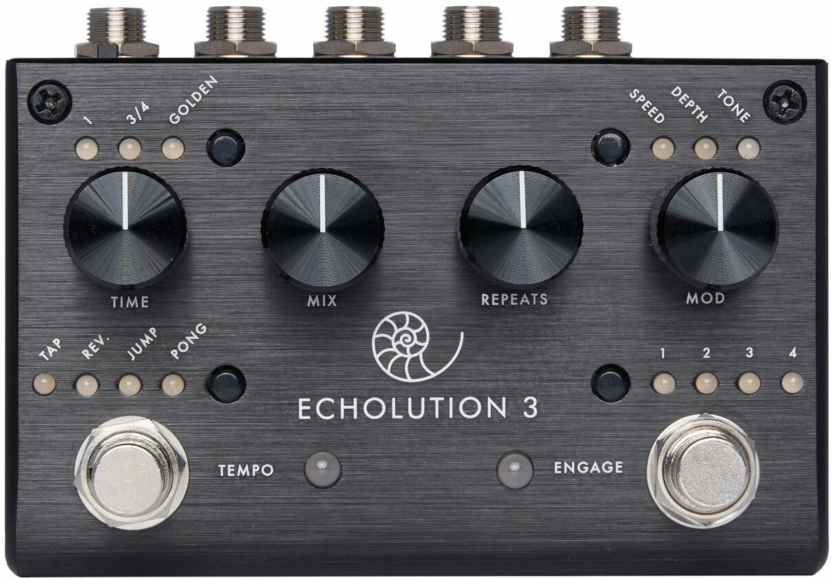 Pigtronix Echolution 3 Stereo - Reverb/delay/echo effect pedaal - Main picture