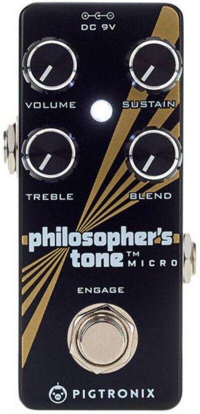 Pigtronix Philosopher’s Tone Micro Compressor - Compressor/sustain/noise gate effect pedaal - Main picture