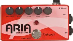 Overdrive/distortion/fuzz effectpedaal Pigtronix Aria Overdrive
