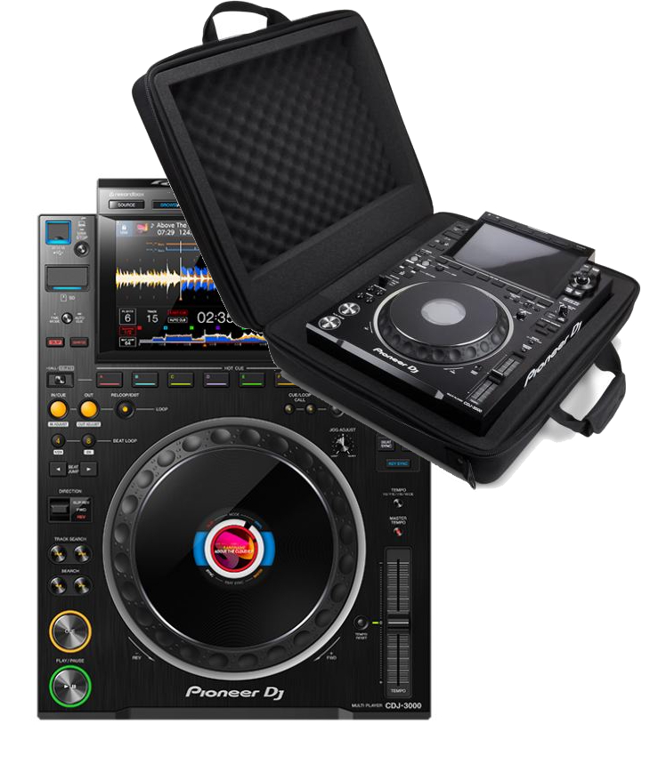 Pioneer Dj Cdj 3000 + Djc-3000 Bag - Case/flight/decksaver - Variation 1