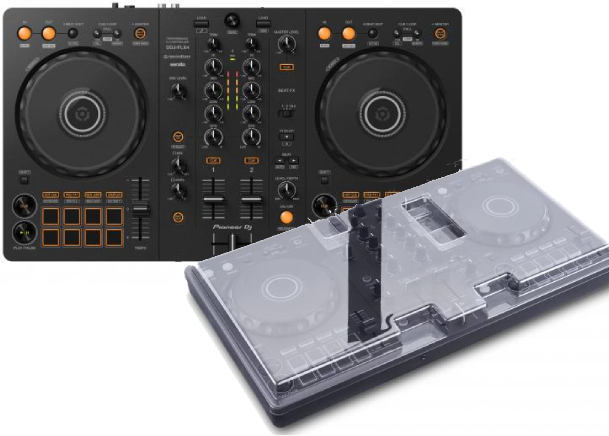 Pioneer Dj Ddj-flx4  + Le Pioneer Dj Ddj-flx4 Cover - Case/flight/decksaver - Main picture