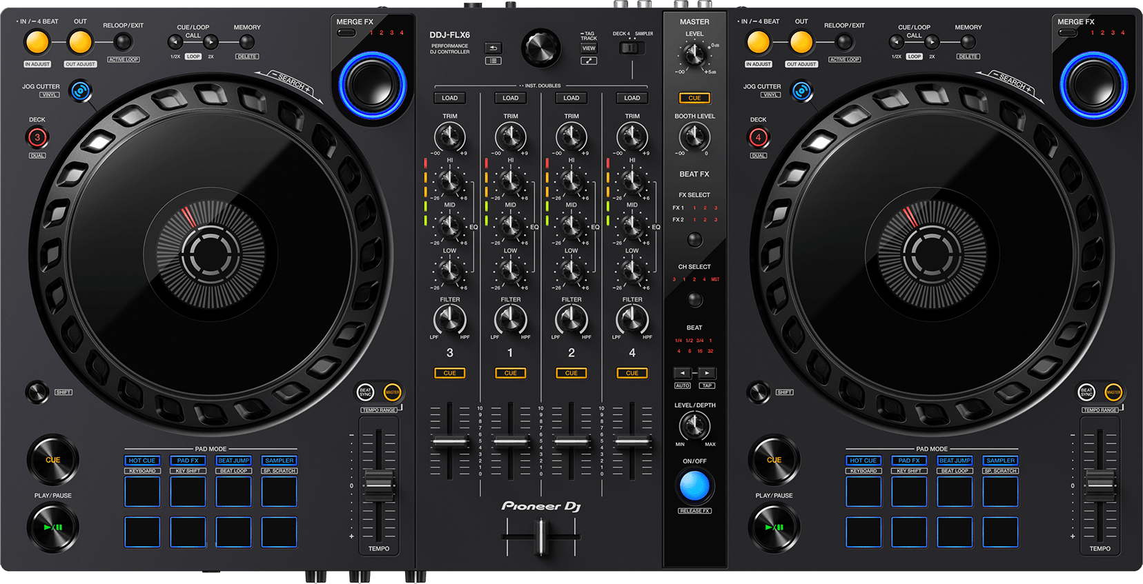 Pioneer Dj Ddj-flx6 - USB DJ-Controller - Main picture