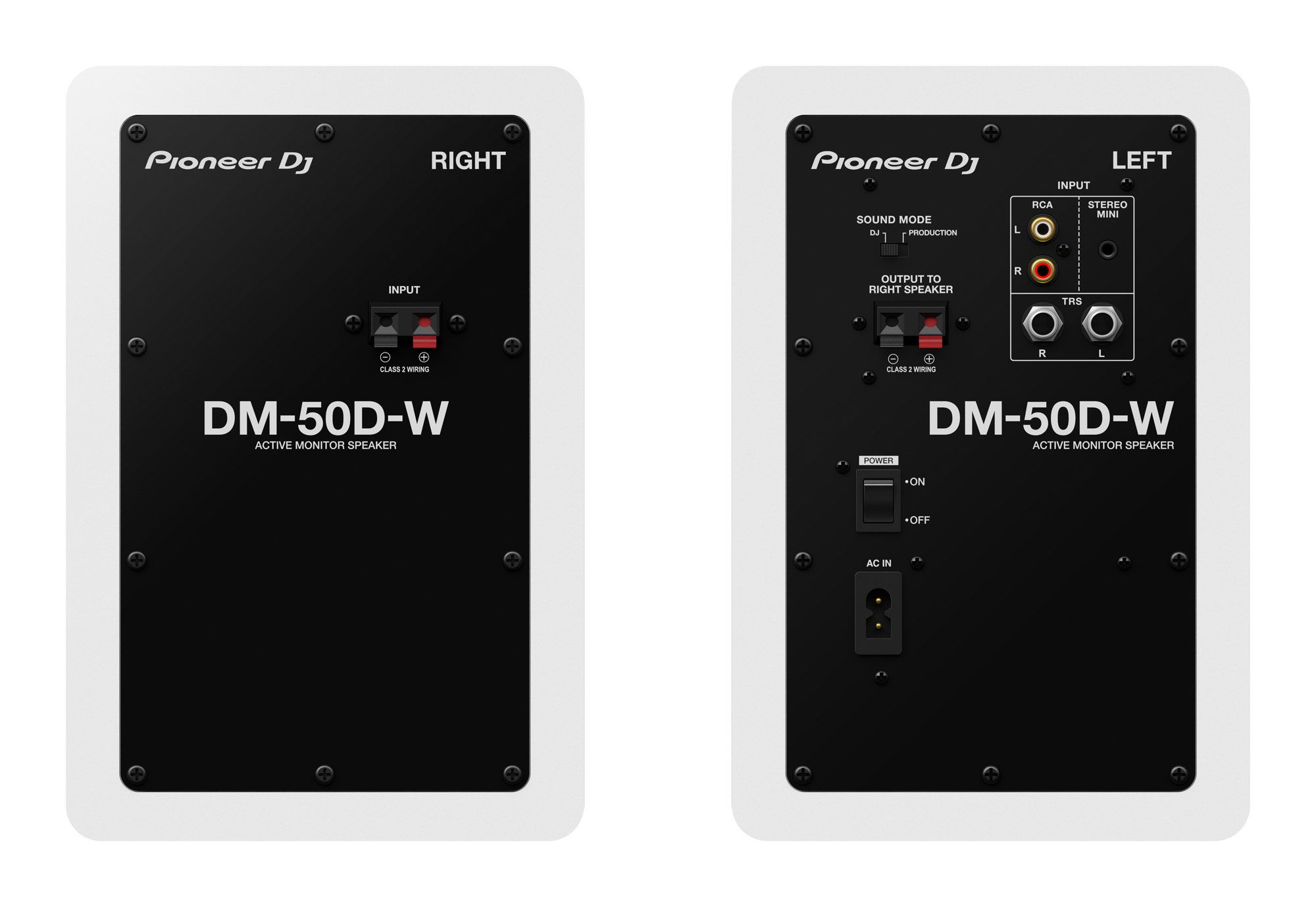 Pioneer Dj Dm-50d-w - La Paire - Actieve studiomonitor - Variation 1