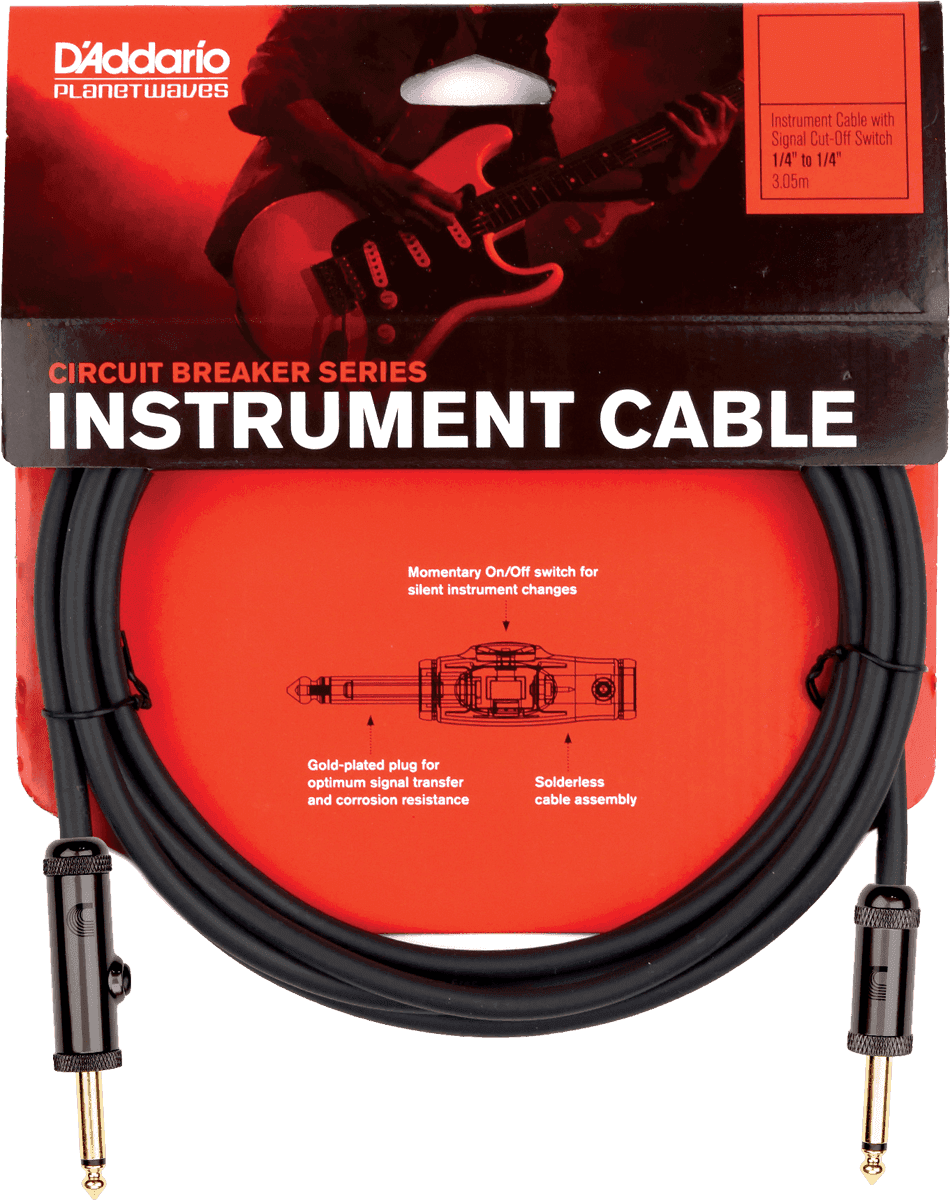 Planet Waves Instrument Ag10 Circuit Breaker Interrupteur Droit 3m - Kabel - Main picture