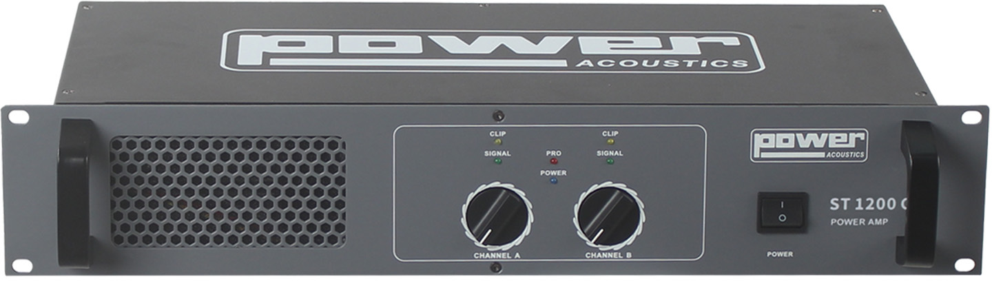 Power Acoustics St 1200 G2 - Stereo krachtversterker - Main picture