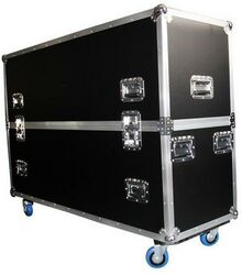 Flight case & koffer voor lichten Power acoustics Flight double écran 50 pouces