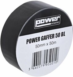 Gaffer plakband Power acoustics Ruban adhésif 50m noir