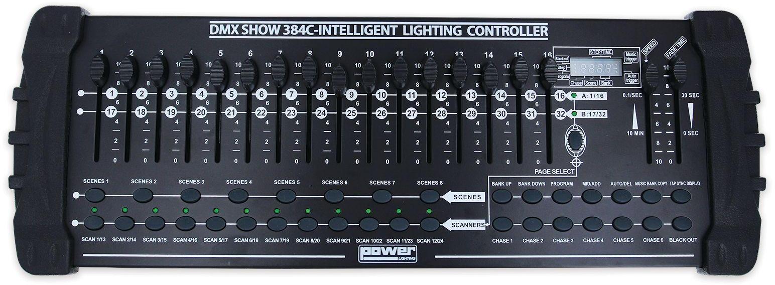 Dmx controller Power lighting Dmx Show 384C