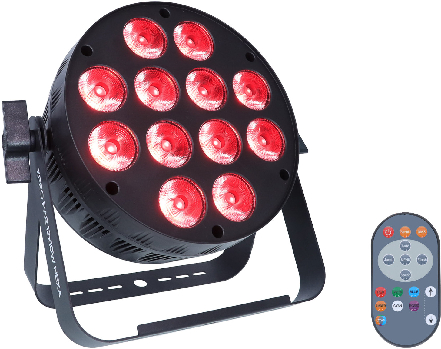 Power Lighting Xpro Par 12x10w Hexa - LED-podiumspots - Main picture