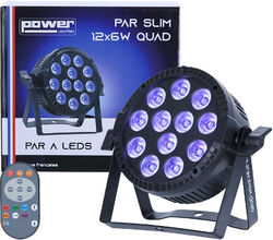 Par Slim 12 Leds De 6W 4-en-1