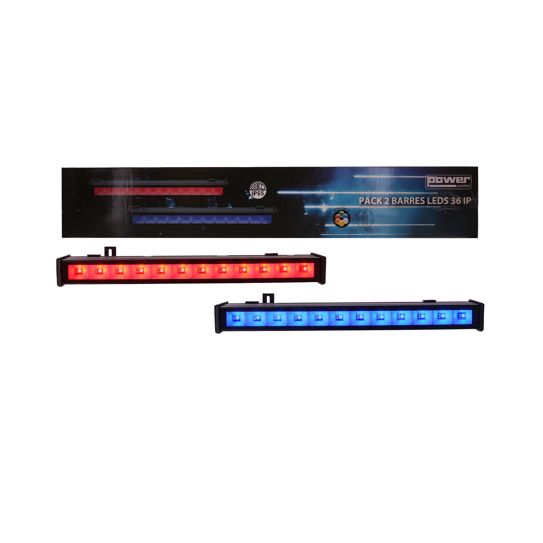 Power Lighting Pack 2barres Led 36 Ip - LED staaf - Variation 3