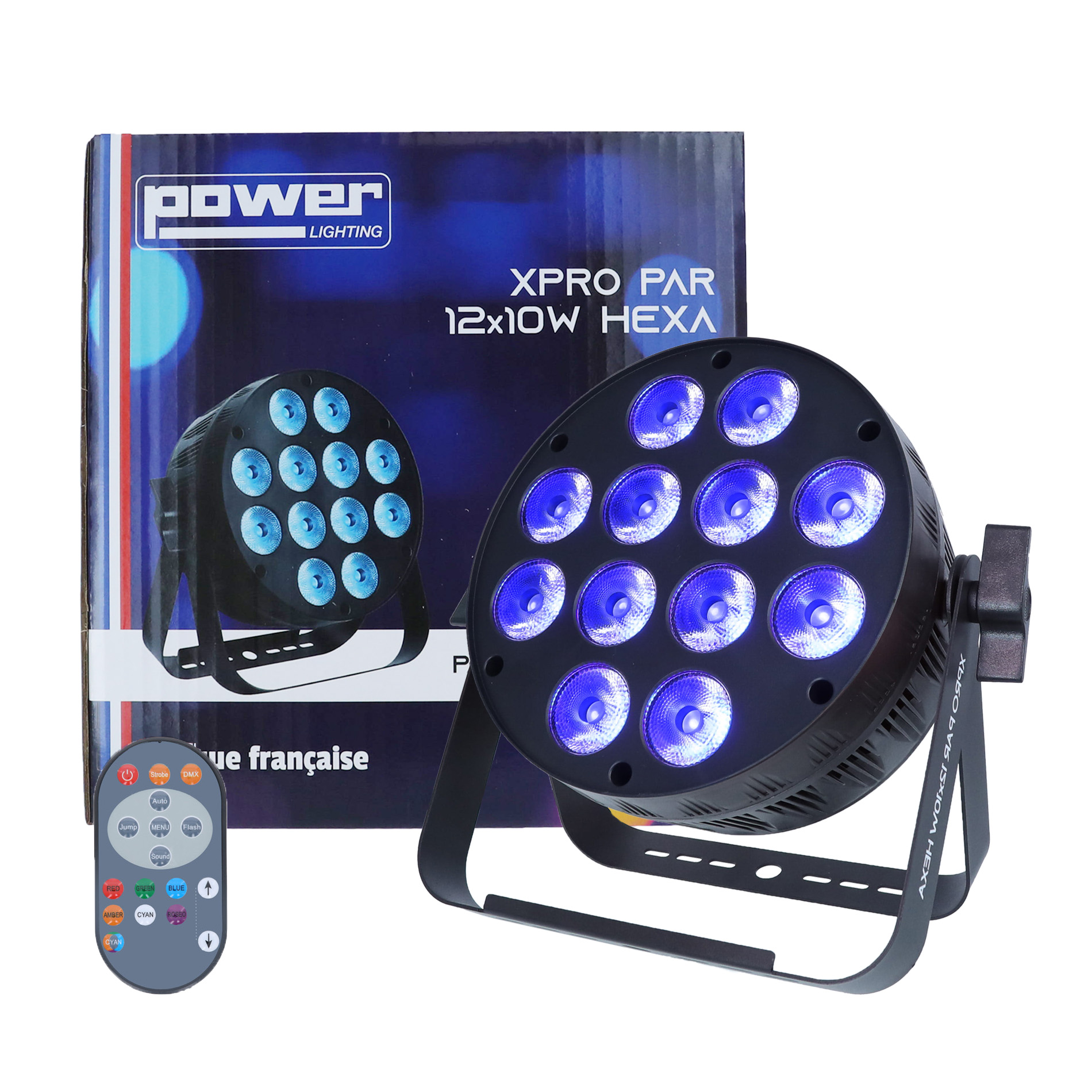 Power Lighting Xpro Par 12x10w Hexa - LED-podiumspots - Variation 9