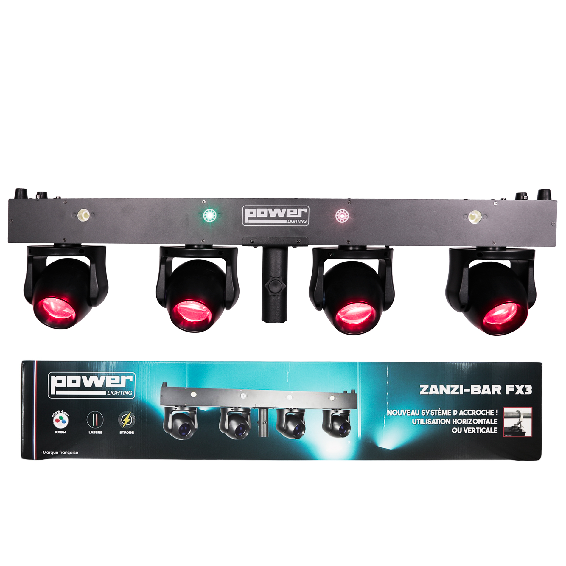 Power Lighting Zanzi-bar Fx3 - Moving Heads Beam - Variation 4