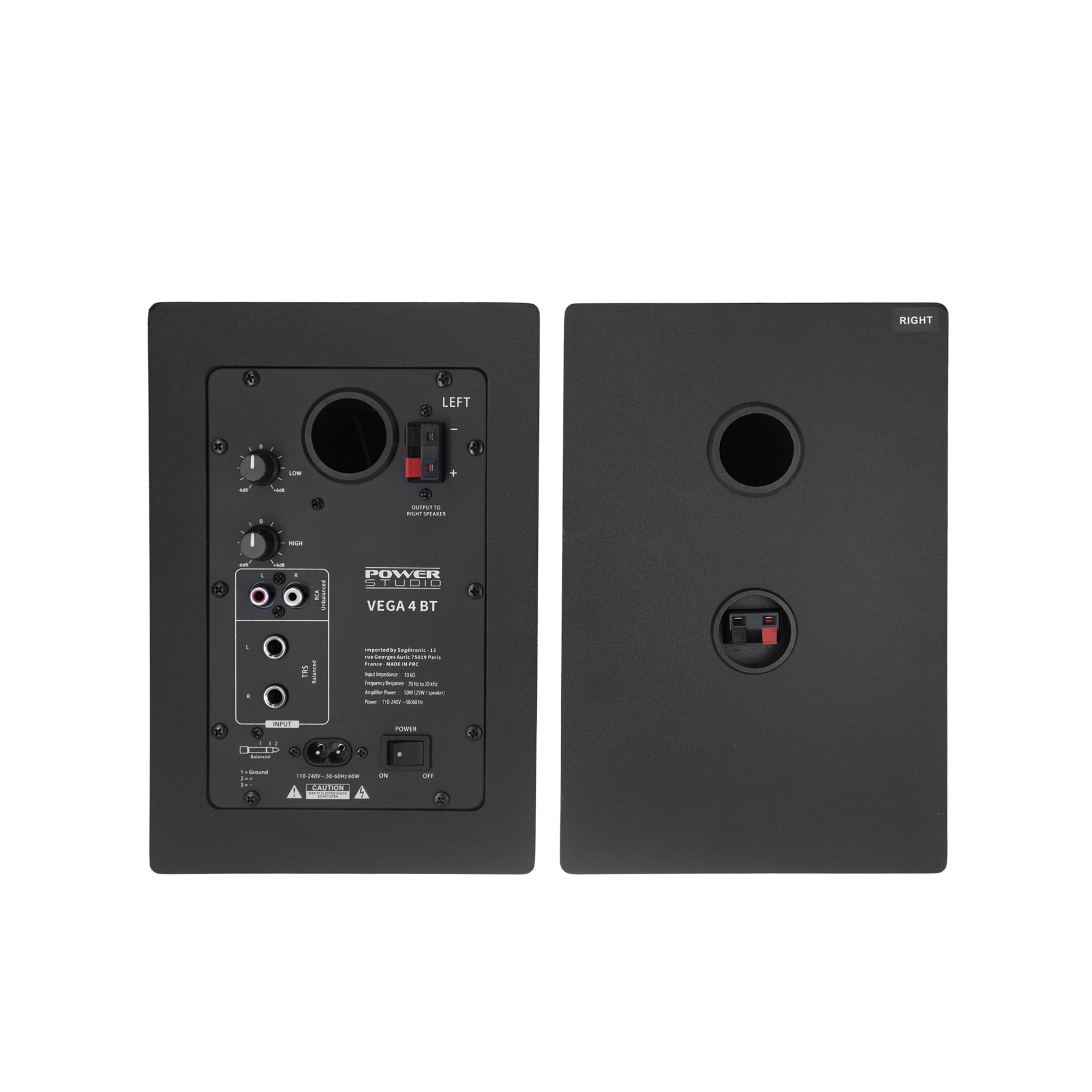 Power Studio Vega 4 Bt - La Paire - Actieve studiomonitor - Variation 2