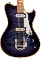 Retro-rock elektrische gitaar Powers electric A-Type #A486 - Twilight Blue