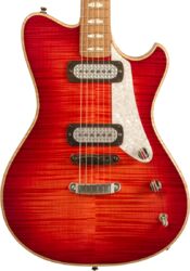 Retro-rock elektrische gitaar Powers electric A-Type #A420 - COSMO RED