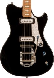 Retro-rock elektrische gitaar Powers electric A-Type #A697 - Jet Black