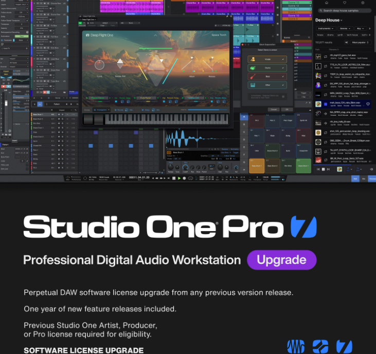 Presonus Studio One Pro 7 Upgrade - Sequencer software - Main picture