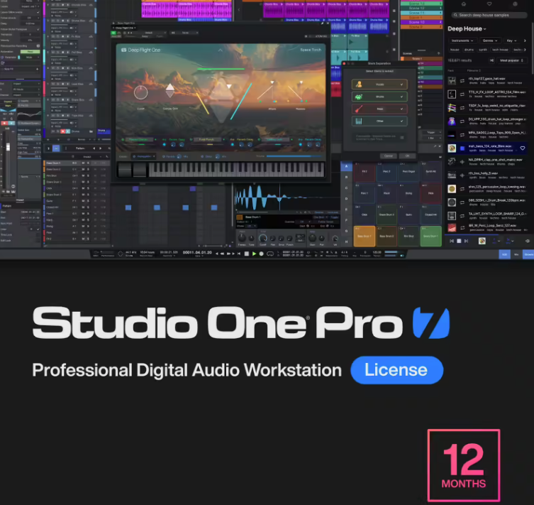 Presonus Studio One Pro 7 With 12m Pro+ - Sequencer software - Main picture