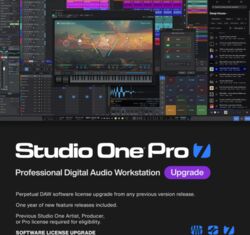 Sequencer software Presonus Studio One Pro 7 Upgrade