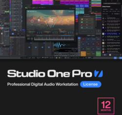 Sequencer software Presonus Studio One Pro 7 with 12M Pro+