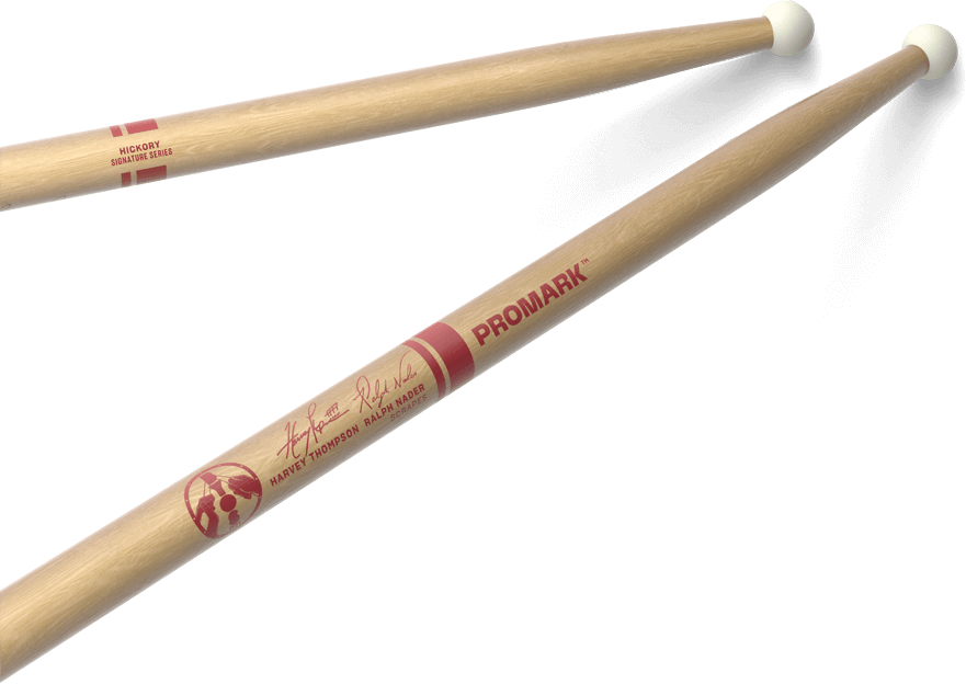Pro Mark Baguettes De Fanfare Byos Signature « Scrapes », Olive En Nylon - Drumstokken - Main picture
