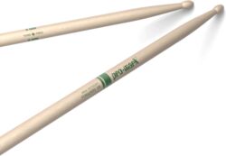 Drumstokken Pro mark ProMark Baguettes « The Natural » par ProMark en Hickory 5B, olive en bois