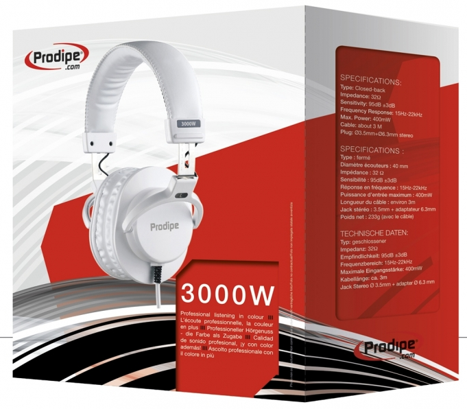 Prodipe 3000wh - Studio koptelefoon - Variation 1