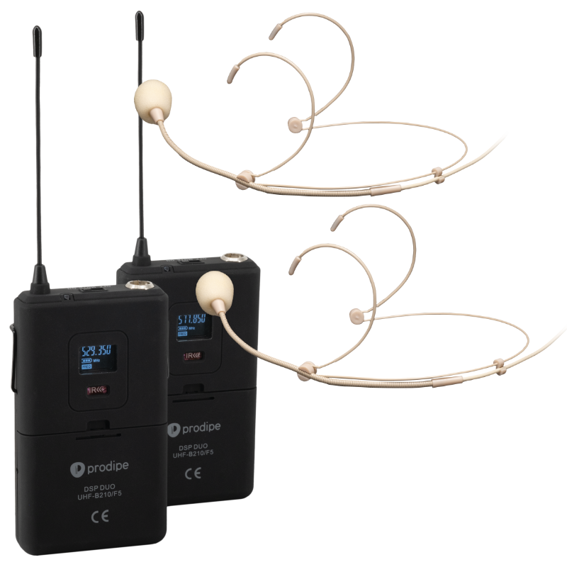 Prodipe Dsp Duo Uhf-b210 Headset - Draadloze lavalier-microfoon - Variation 1