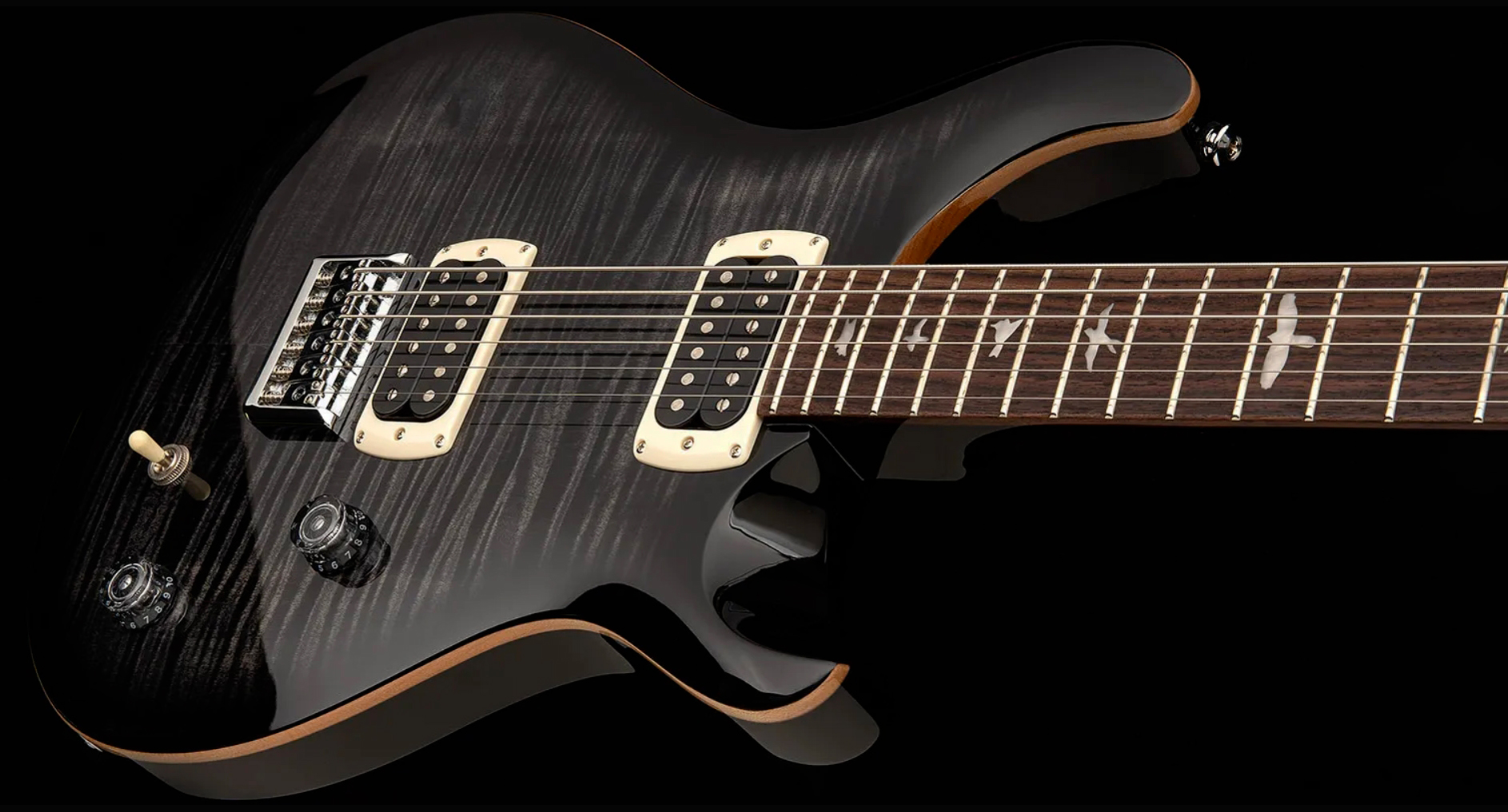 Prs 277 Se (wing Tuners) Baritone 2h Ht Eb - Charcoal Burst - Bariton elektrische gitaar - Variation 3