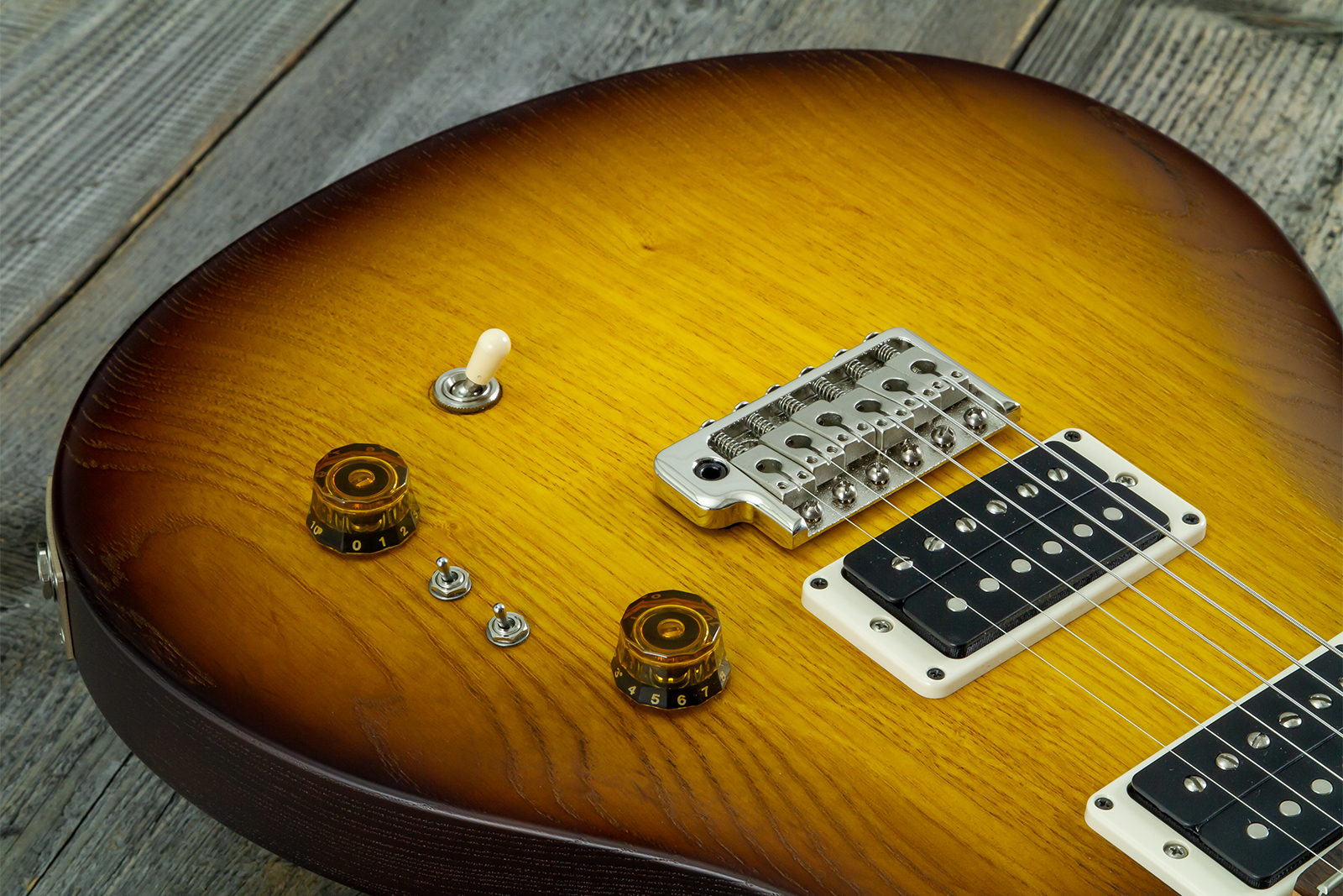 Prs Ce24-08 Swamp Ash Hand-signed Usa 2h Trem Rw #0397253 - Mccarty Tobacco Burst - Double cut gitaar - Variation 3