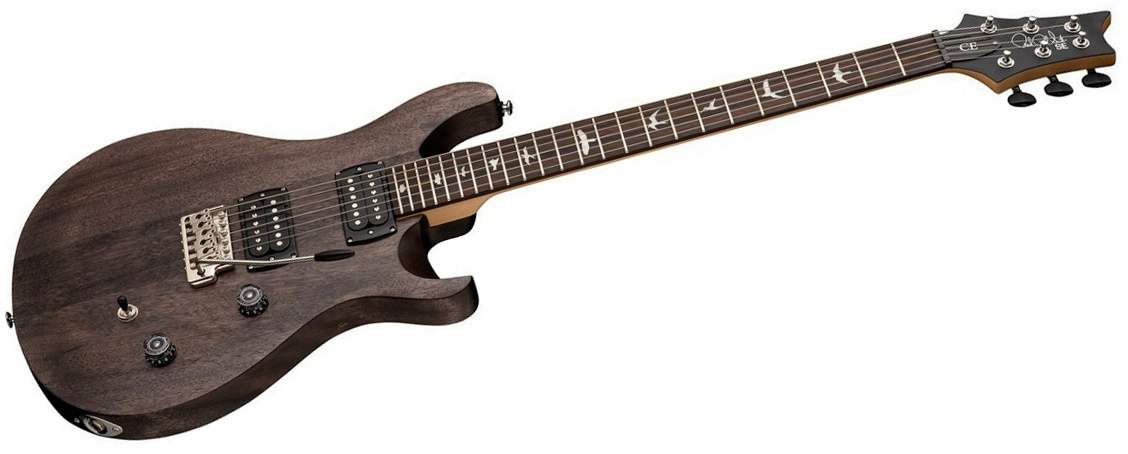 Prs Ce24 Standard Satin Se Bolt-on (wing Tuners) 2h Trem Rw - Charcoal - Double cut gitaar - Variation 1