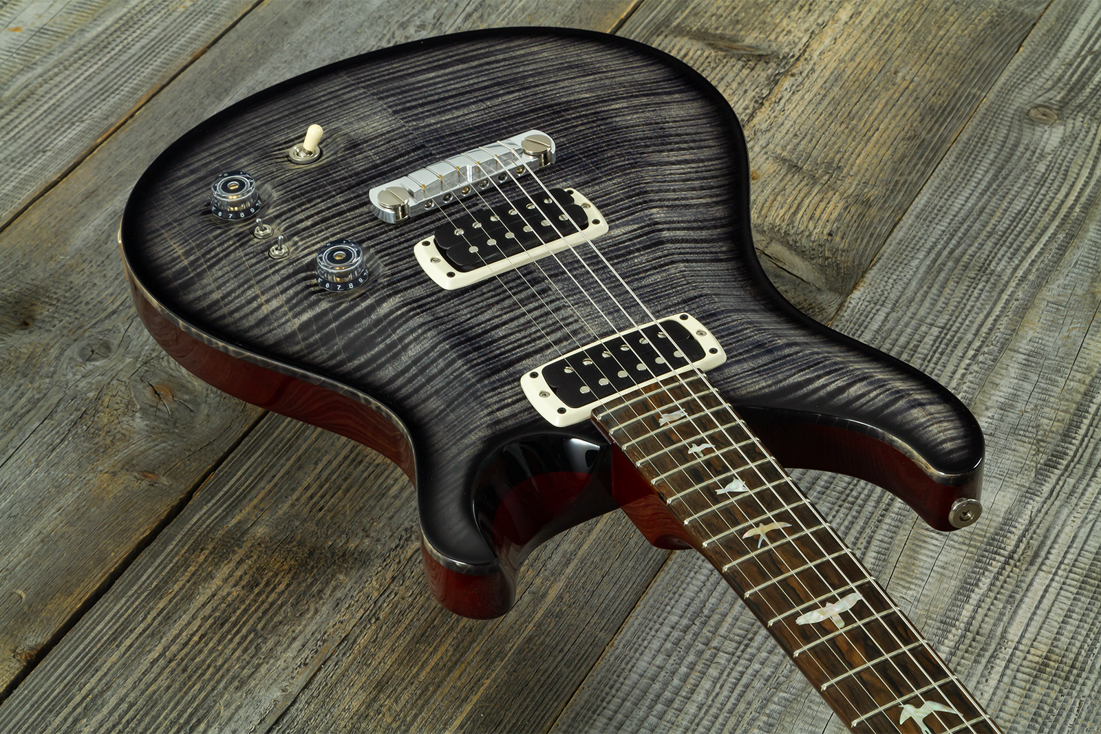 Prs Charcoal Phoenix Ltd Usa 2h Ht Rw - Grey - Elektrische gitaar in Strat vorm - Variation 10