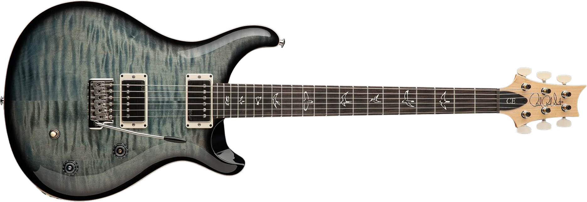 Prs Ce 22 Bolt-on Usa Ltd 2h Trem Rw - Faded Blue Smokeburst - Guitarra eléctrica de doble corte. - Main picture