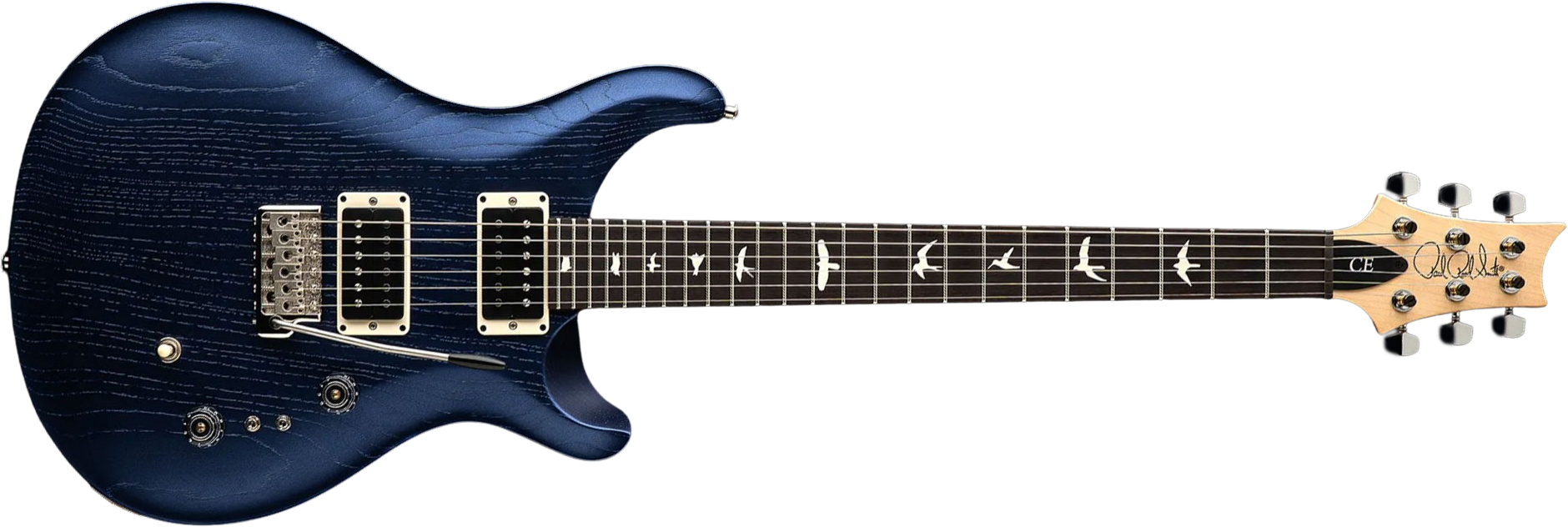 Prs Ce 24-08 Swamp Ash Ltd Bolt-on Usa 2h Trem Rw - Metallic Midnight - Guitarra eléctrica de doble corte. - Main picture