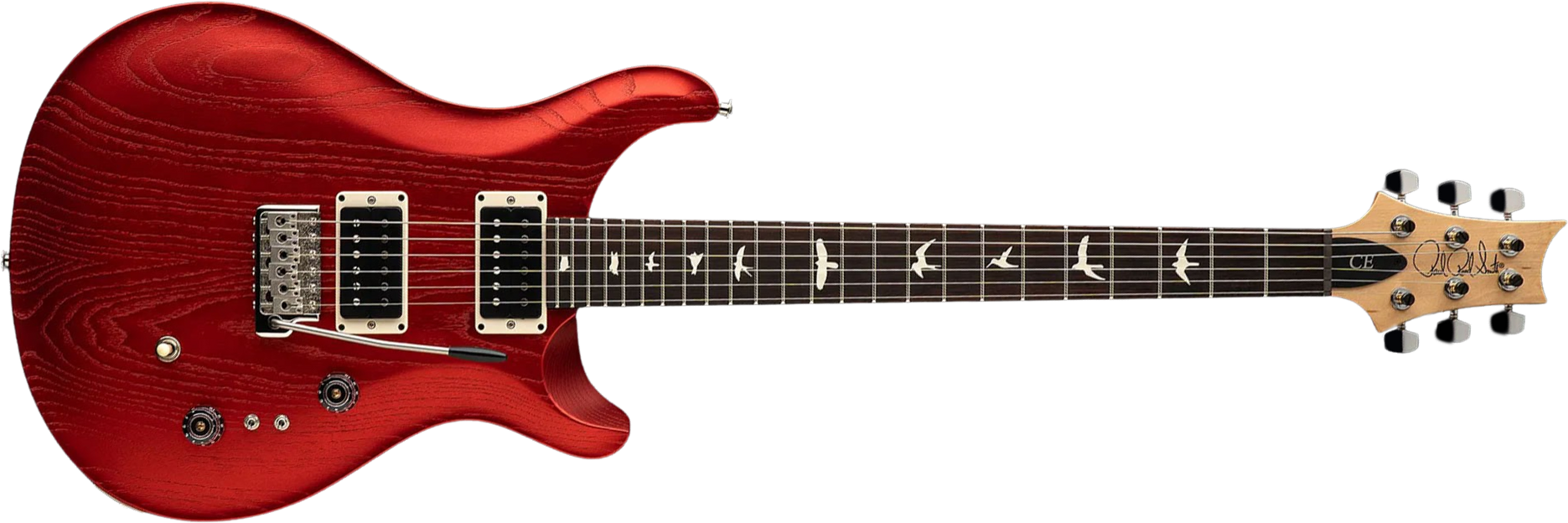 Prs Ce 24-08 Swamp Ash Ltd Bolt-on Usa 2h Trem Rw - Red Apple Metallic - Guitarra eléctrica de doble corte. - Main picture