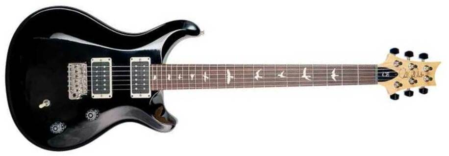 Prs Ce 24 Bolt-on Usa 2h Trem Rw - Black - Guitarra eléctrica de doble corte. - Main picture