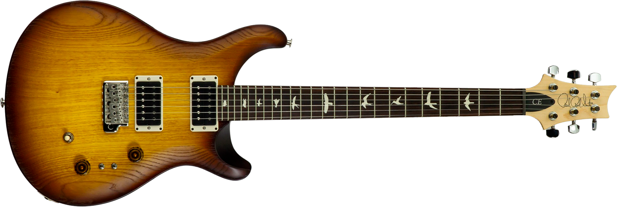 Prs Ce24-08 Swamp Ash Hand-signed Usa 2h Trem Rw #0397253 - Mccarty Tobacco Burst - Double cut gitaar - Main picture