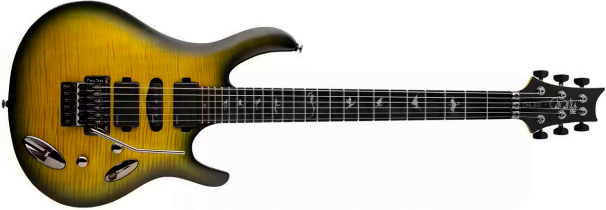 Prs Herman Li Chleo Se Signature Hsh Fishman Fluence Fr Eb - Mantis Burst - Metal elektrische gitaar - Main picture