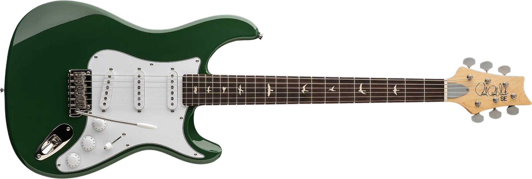Prs John Mayer Silver Sky Rosewood Se Signature 3s Trem Rw - Lauren Green - Elektrische gitaar in Strat vorm - Main picture