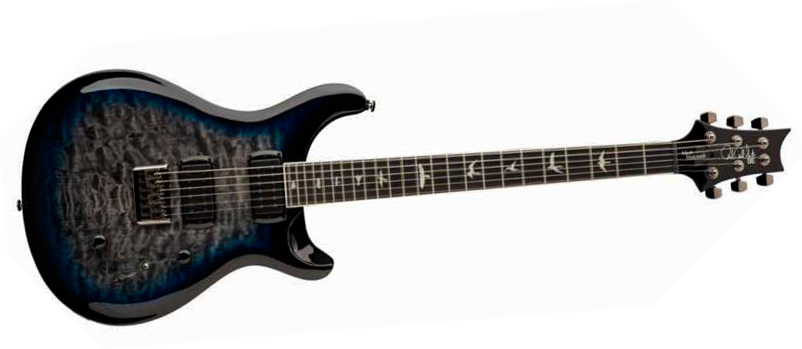 Prs Mark Holcomb Se Signature 2h Seymour Duncan Ht Eb - Holcomb Blue Burst - Metal elektrische gitaar - Main picture