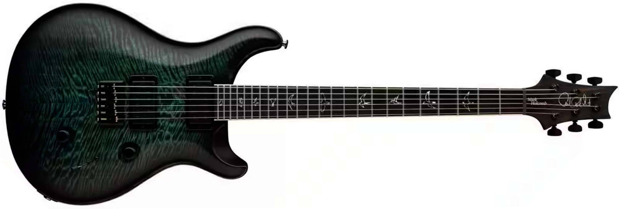 Prs Mark Holcomb Usa Signature 2h Seymour Duncan Ht Eb - Cobalt Smokeburst - Double cut gitaar - Main picture