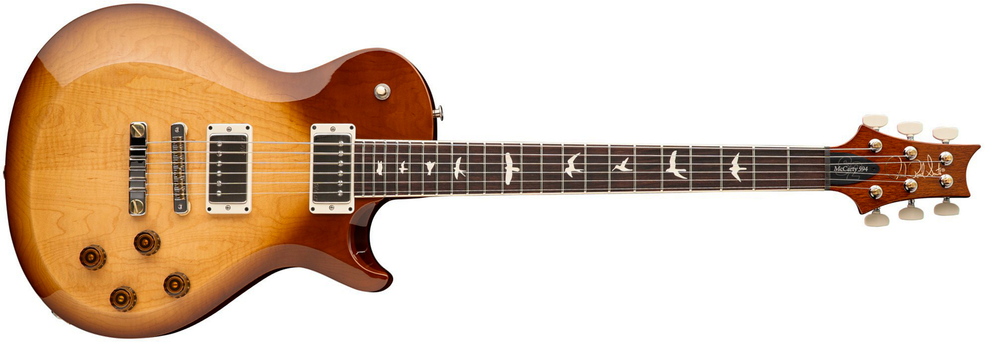 Prs Mccarty 594 Singlecut S2 Usa 2h 58/15lt Ht Rw - Vintage Natural - Single cut gitaar - Main picture