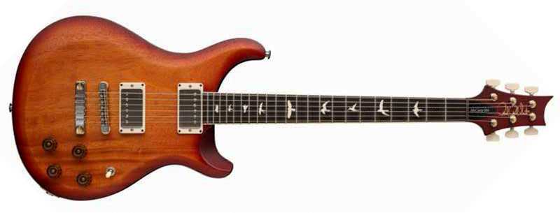 Prs Mccarty 594 Thinline S2 Usa 2h 58/15lt Ht Rw - Dark Cherry Sunburst Satin - Double cut gitaar - Main picture