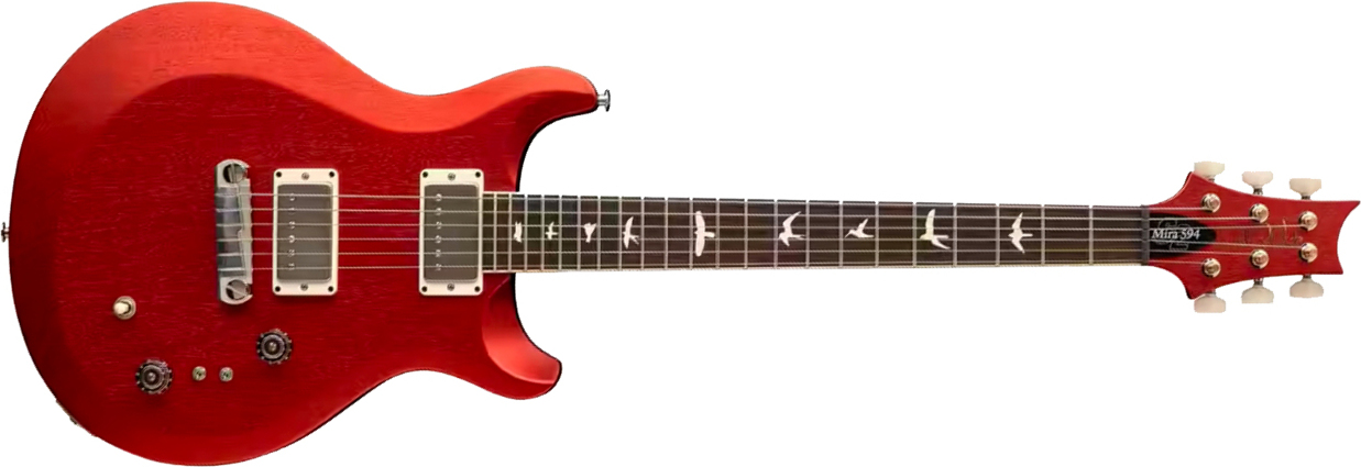 Prs Mira 594 Satin S2 Usa 2h Ht Rw - Red Apple Metallic - Double cut gitaar - Main picture