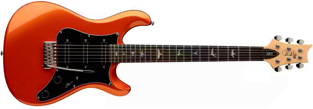 Prs Nf3 Se Bolt-on 3h Trem Rw - Metallic Orange - Single cut gitaar - Main picture