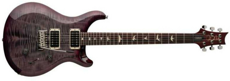 Prs S2 Custom 24 Usa 2024 Hh Trem Rw - Faded Gray Black Purple Burst - Guitarra eléctrica de doble corte. - Main picture