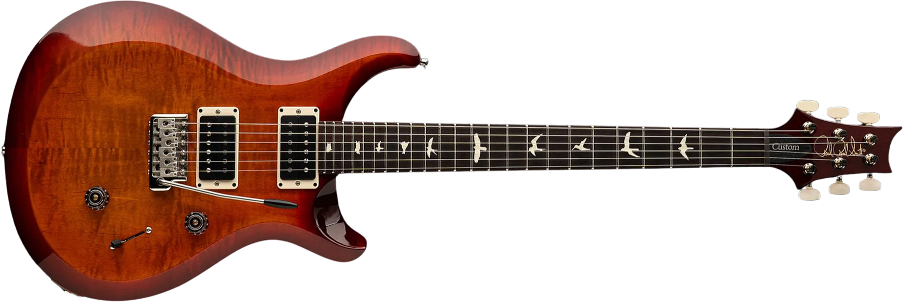 Prs S2 Mccarty 594 Usa 2h 58/15lt Ht Rw - Dark Cherry Sunburst - Double cut gitaar - Main picture